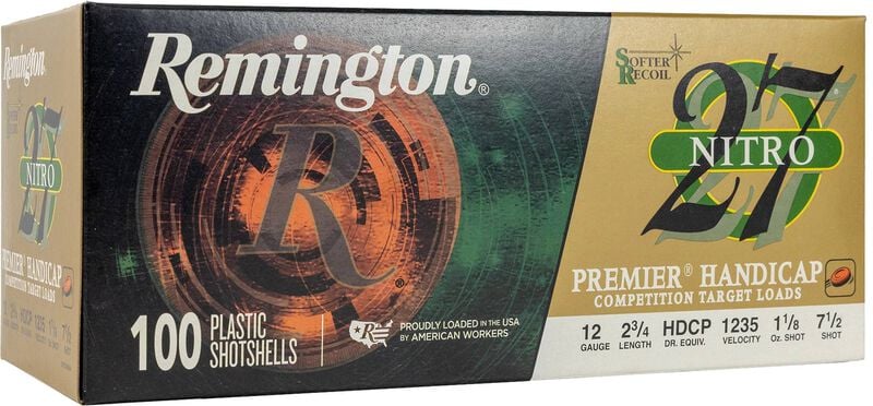 Nitro 27, 12 Gauge, 7.5 Shot, 2-3/4 in, 1 1/8 oz, 1235 fps
